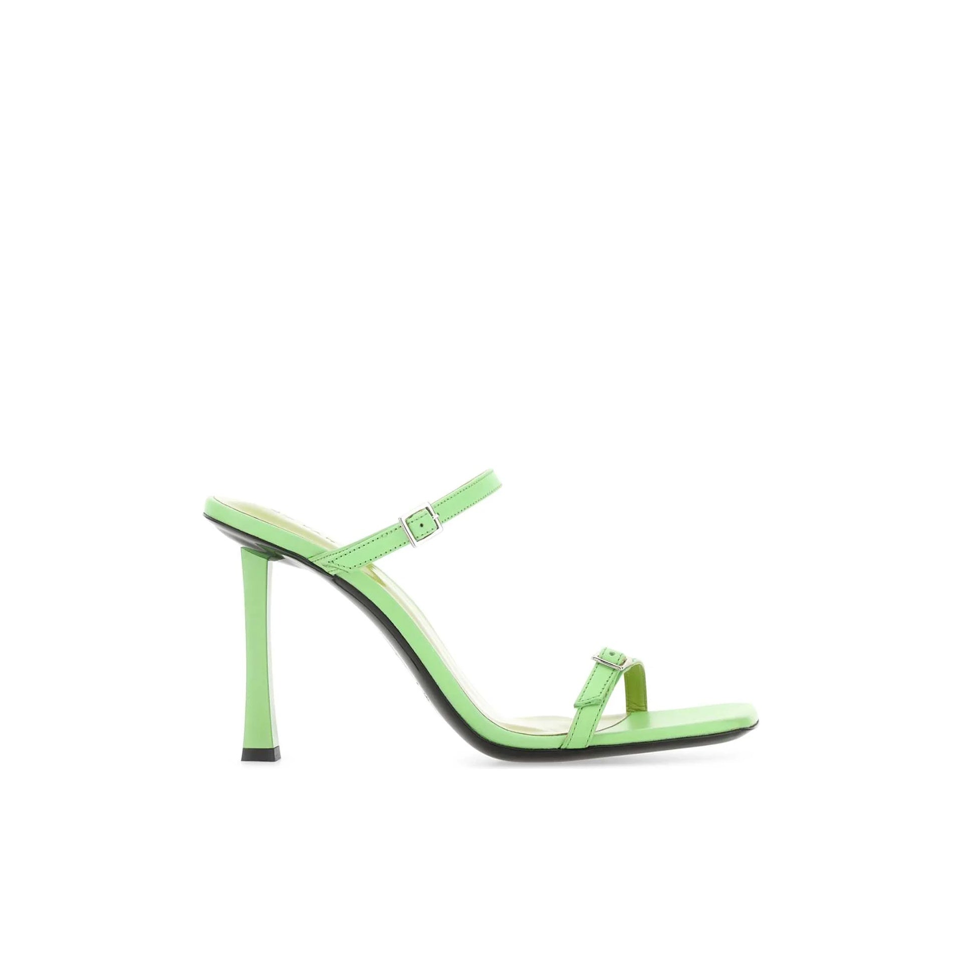 BY FAR Leather Flick Mules