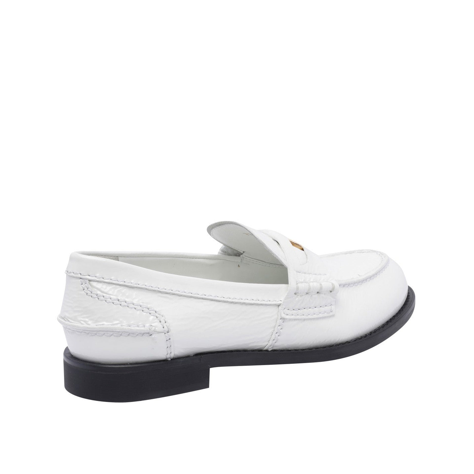 Miu Miu Logo Penny Loafers