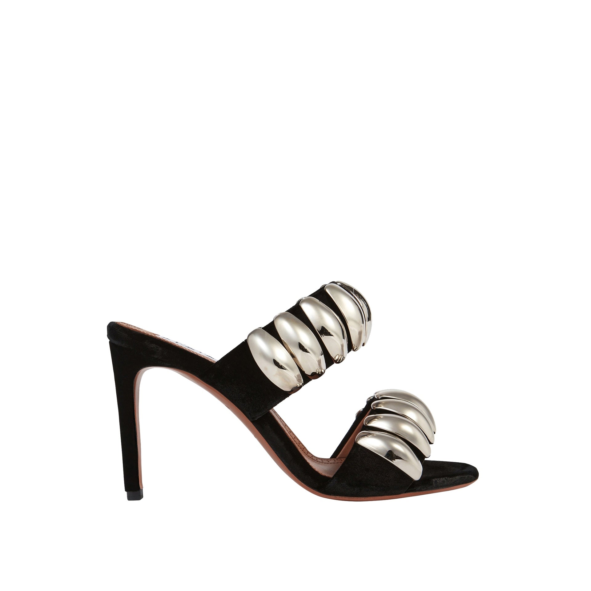 Alaïa Tribal Velvet Mules