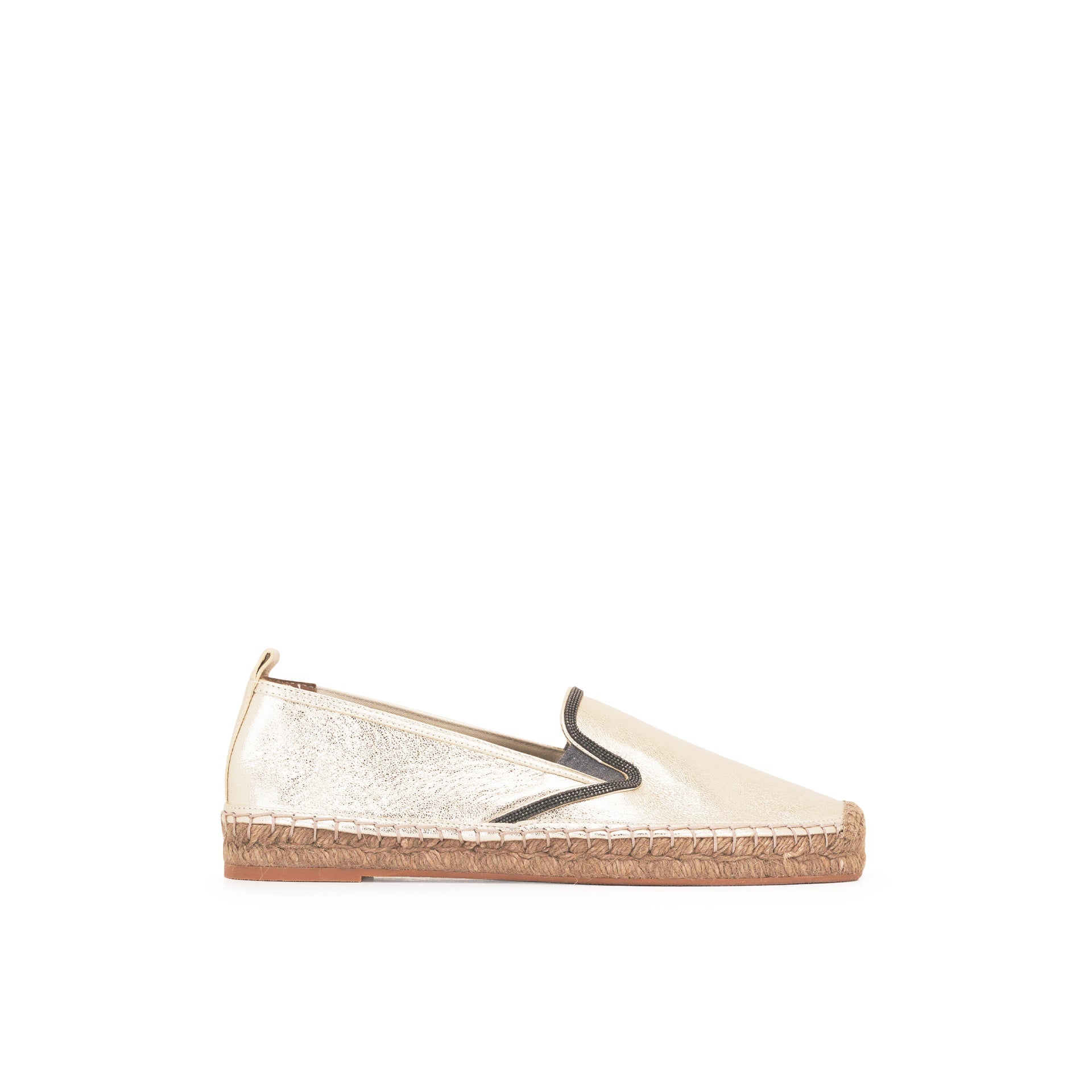 Brunello Cucinelli Leather Espadrilles - WOMEN SHOES - Brunello Cucinelli - Jammy Dude