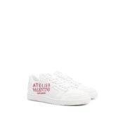 Valentino Garavani leather logo sneakers