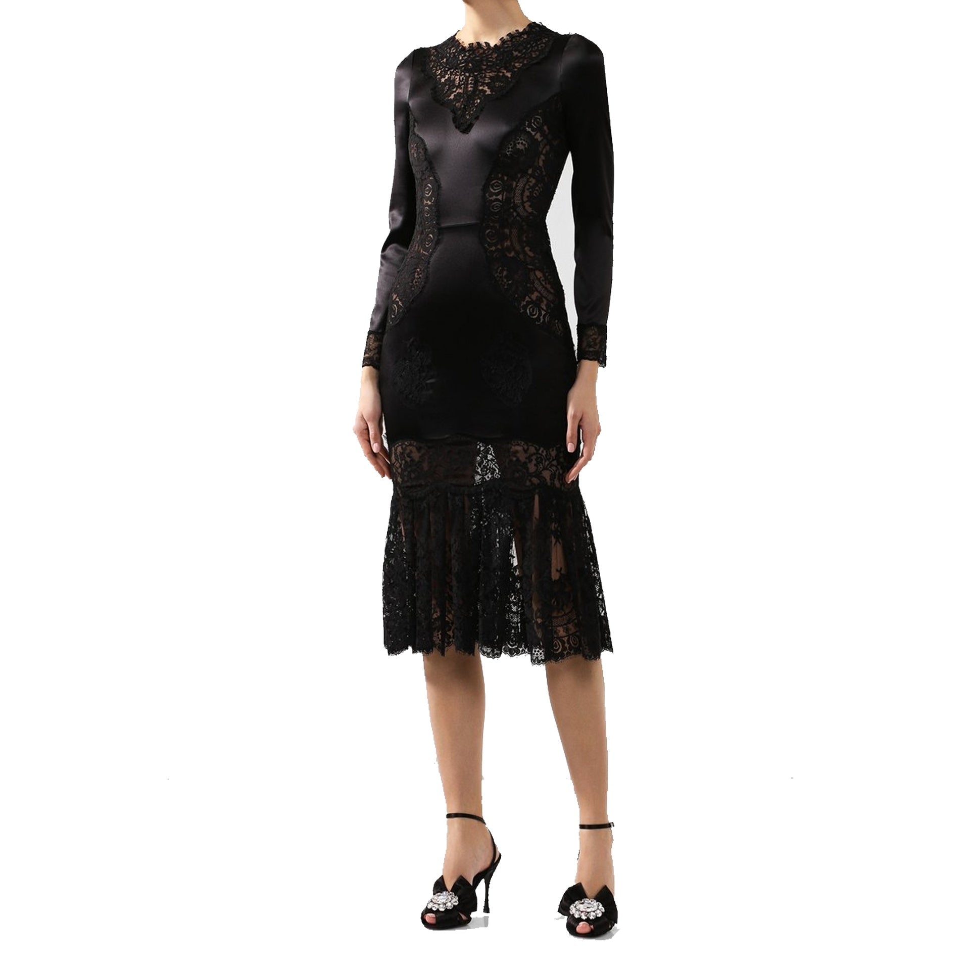 Dolce&Gabbana Cocktail Long Sleeve Dress