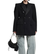 Balenciaga Hourglass Wool Jacket