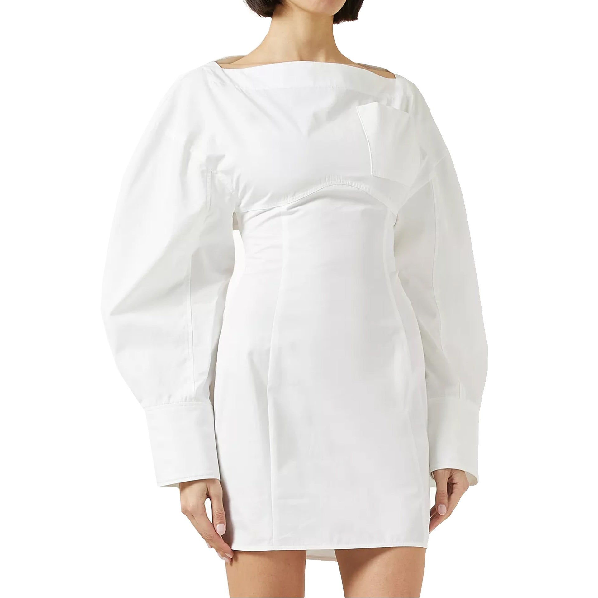 Jacquemus Boat-neck Shirt Dress