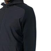 Herno Knit-Sleeve Hooded Jacket