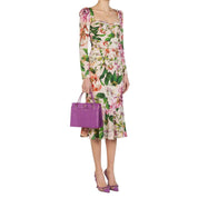 DOLCE & GABBANA Dress Floral Silk Fit Dress - WOMEN CLOTHING - Dolce & Gabbana - Jammy Dude