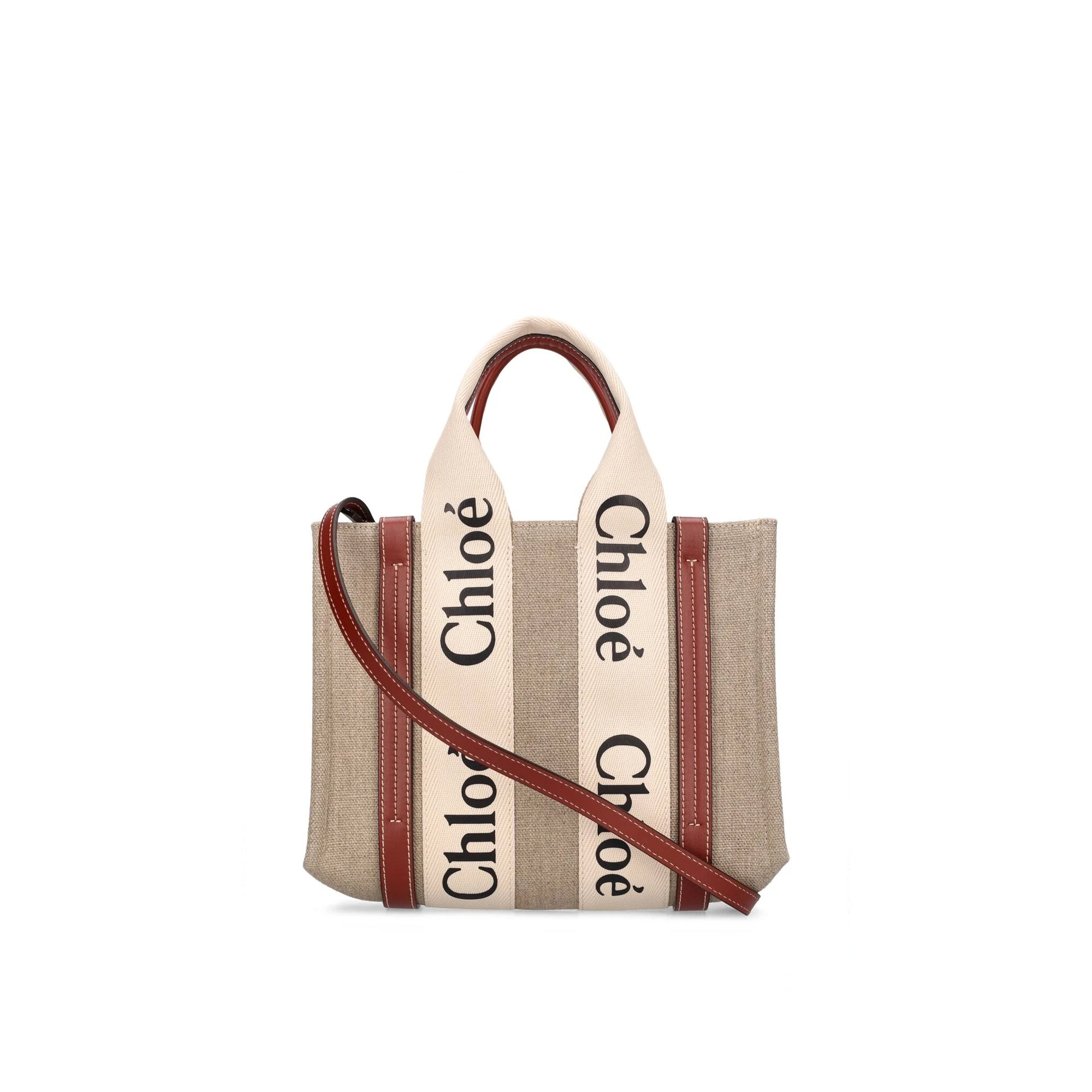 Chloe' Woody Small Tote Bag - WOMEN BAGS - CHLOE' - Jammy Dude