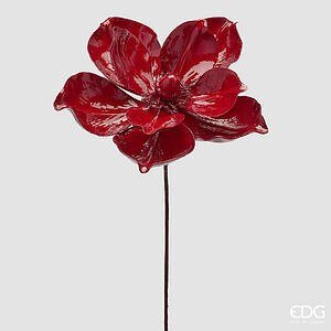 Magnolia Glossy Ramo H.65 D.25 C6 - Burgundy - Fiori e rami artificiali - EDG Enzo De Gasperi - Jammy Dude