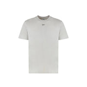Off-White Cotton Crew-neck T-shirt - MEN CLOTHING - OFF-WHITE - Jammy Dude