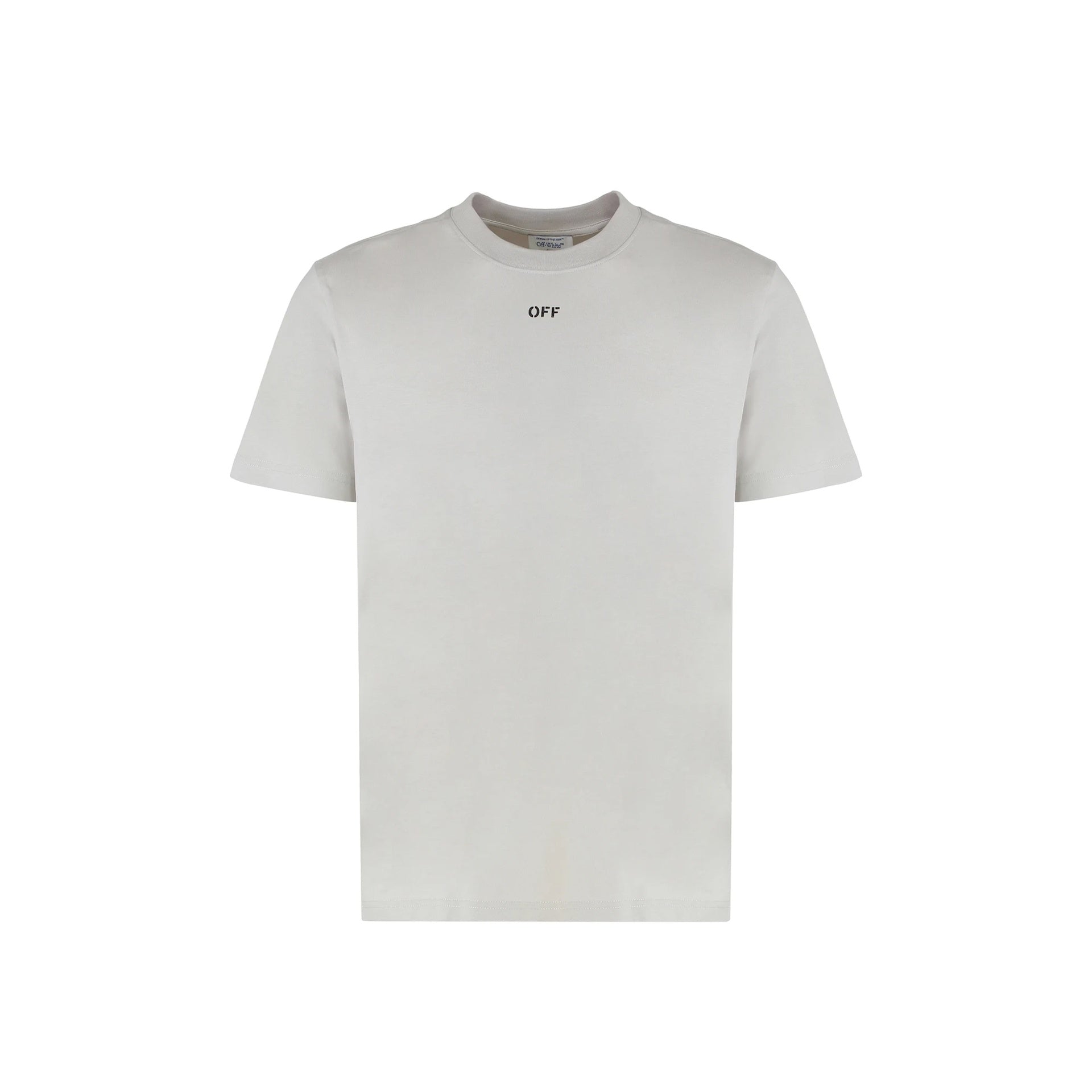 Off-White Cotton Crew-neck T-shirt - MEN CLOTHING - OFF-WHITE - Jammy Dude