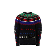 Moncler Grenoble Embroidered Wool Blend Tricot Sweater