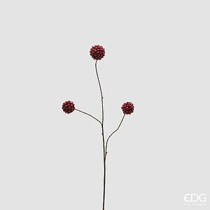 Ilex Sfere Ramo X3 H.80 C5 - Dark Red - Fiori e rami artificiali - EDG Enzo De Gasperi - Jammy Dude