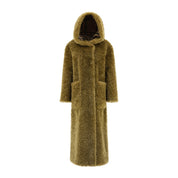 HERNO CURLY FAUX FUR Coat