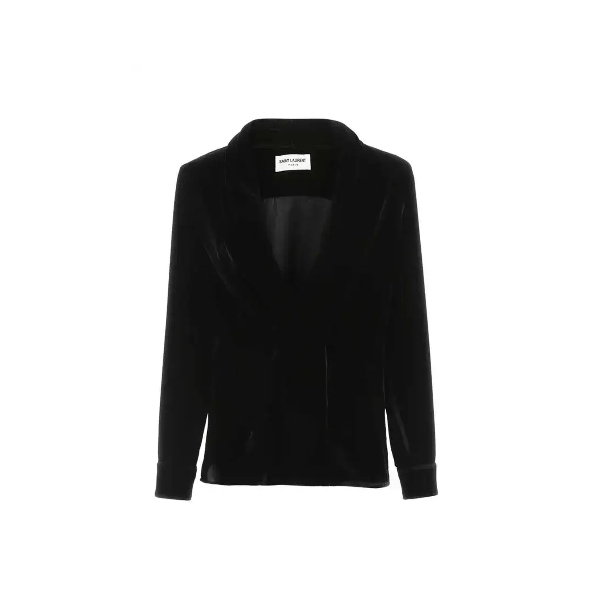 Saint Laurent Velvet Blouse