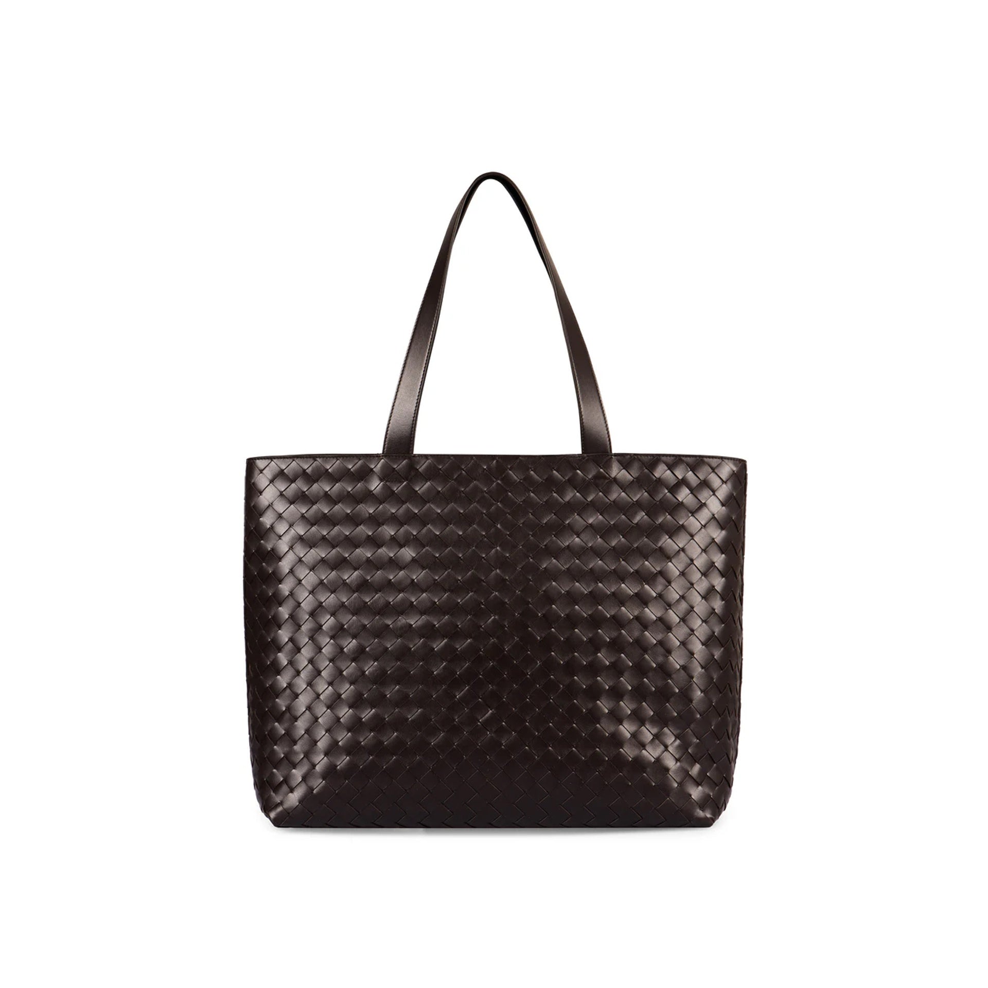 P116JD- Bottega Veneta Large Intrecciato Zipped Tote