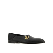 Bally Emblem Leather Balllerina Shoes