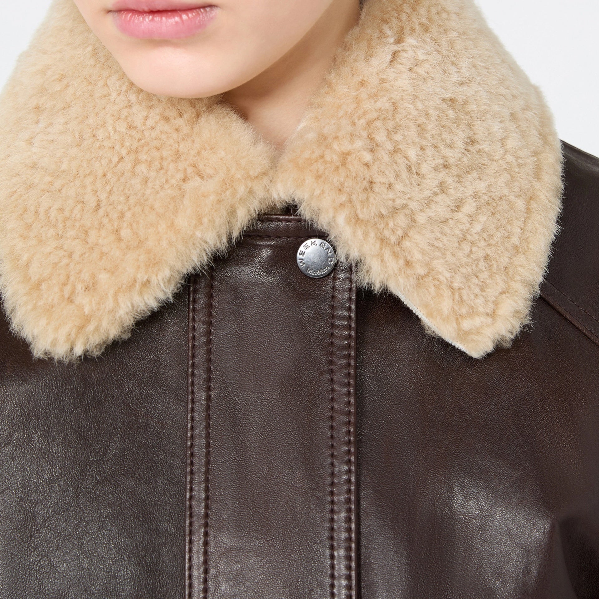 Max Mara Weekend Calata Leather Jacket - WOMEN CLOTHING - Max Mara Weekend - Jammy Dude