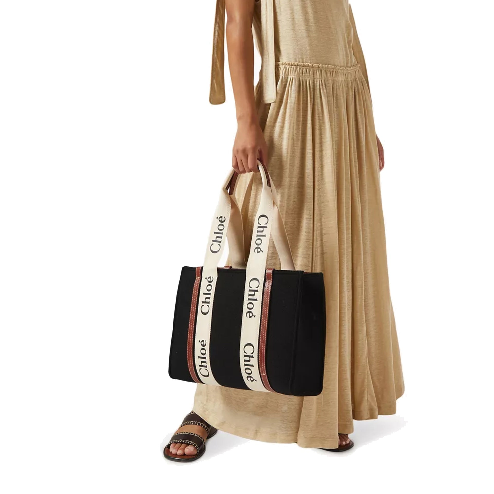 Chloé Woody Medium Tote Bag - WOMEN BAGS - CHLOE' - Jammy Dude