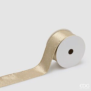 Nastro Decoglitter H.6.3 MT.10 C6 - Champagne - Nastri e fiocchi - EDG Enzo De Gasperi - Jammy Dude