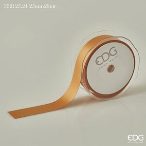 Nastro Doppio Raso 25MM 20MT - Camel
