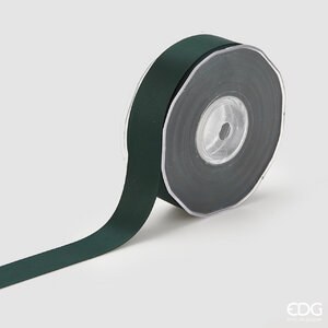 Nastro Doppio Raso 25MM 20MT - Dark Green