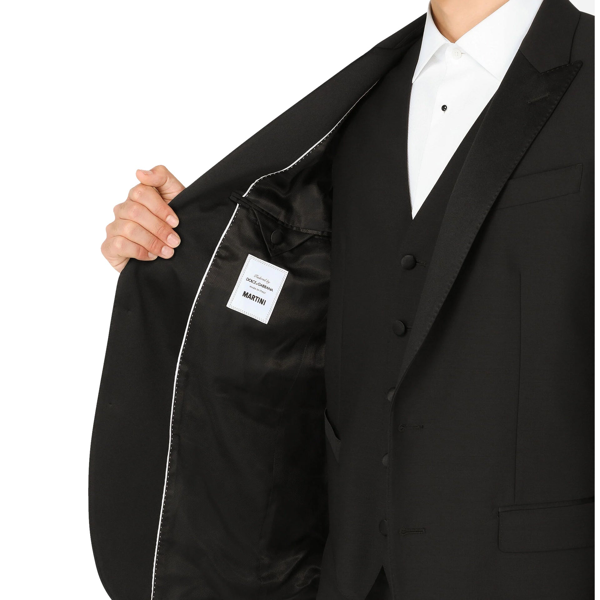 DOLCE & GABBANA 3-piece wool suit - MEN CLOTHING - Dolce & Gabbana - Jammy Dude