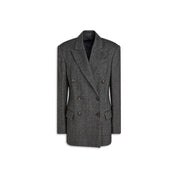 Brunello Cucinelli Herringbone Wool Blazer