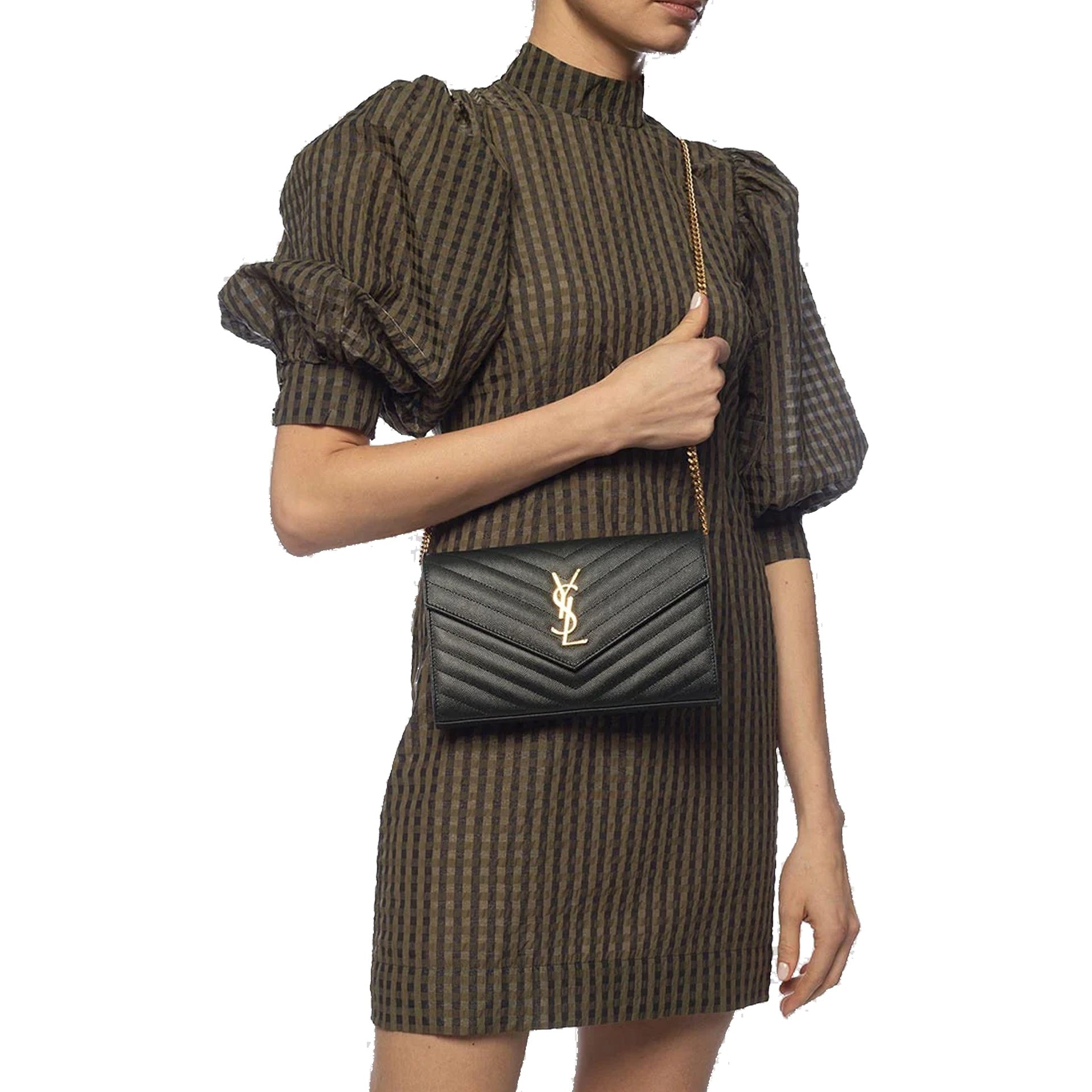 Saint Laurent Monogram Grain De Poudre Bag - WOMEN BAGS - SAINT LAURENT - Jammy Dude