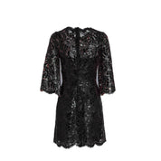 DOLCE & GABBANA Floral Lace Mini Dress - WOMEN CLOTHING - Dolce & Gabbana - Jammy Dude