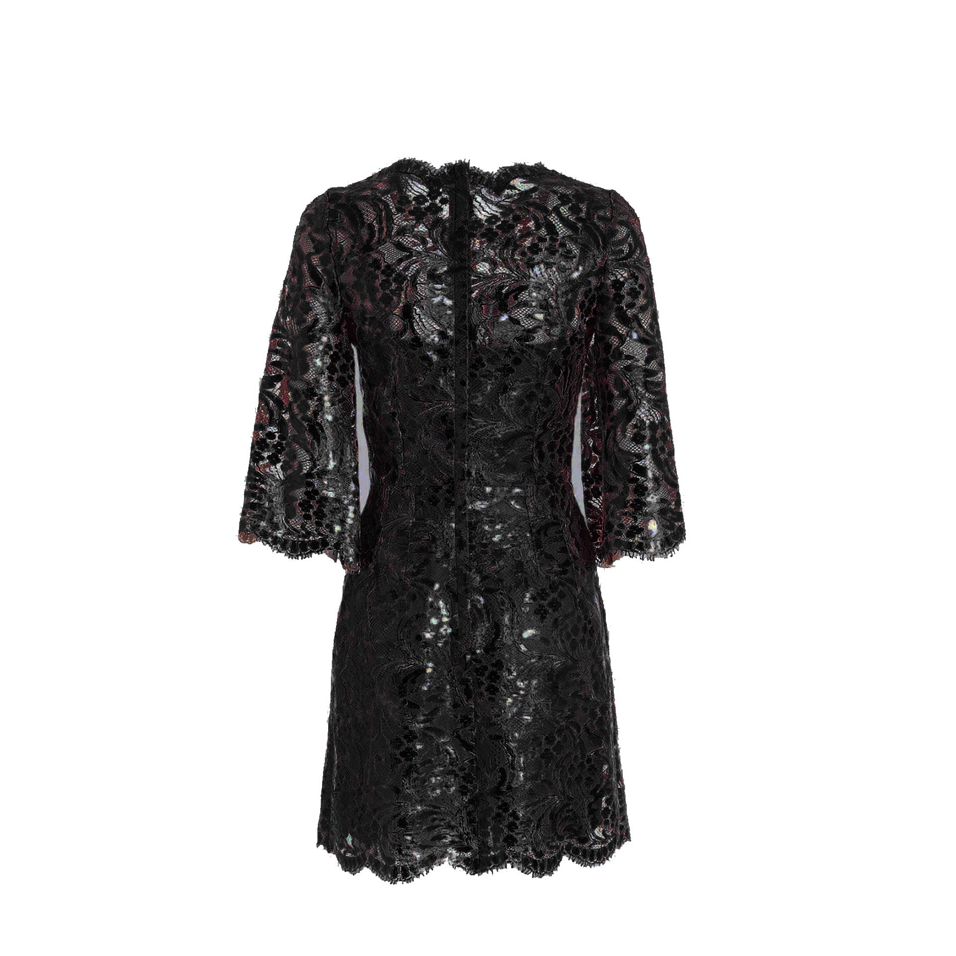 DOLCE & GABBANA Floral Lace Mini Dress - WOMEN CLOTHING - Dolce & Gabbana - Jammy Dude