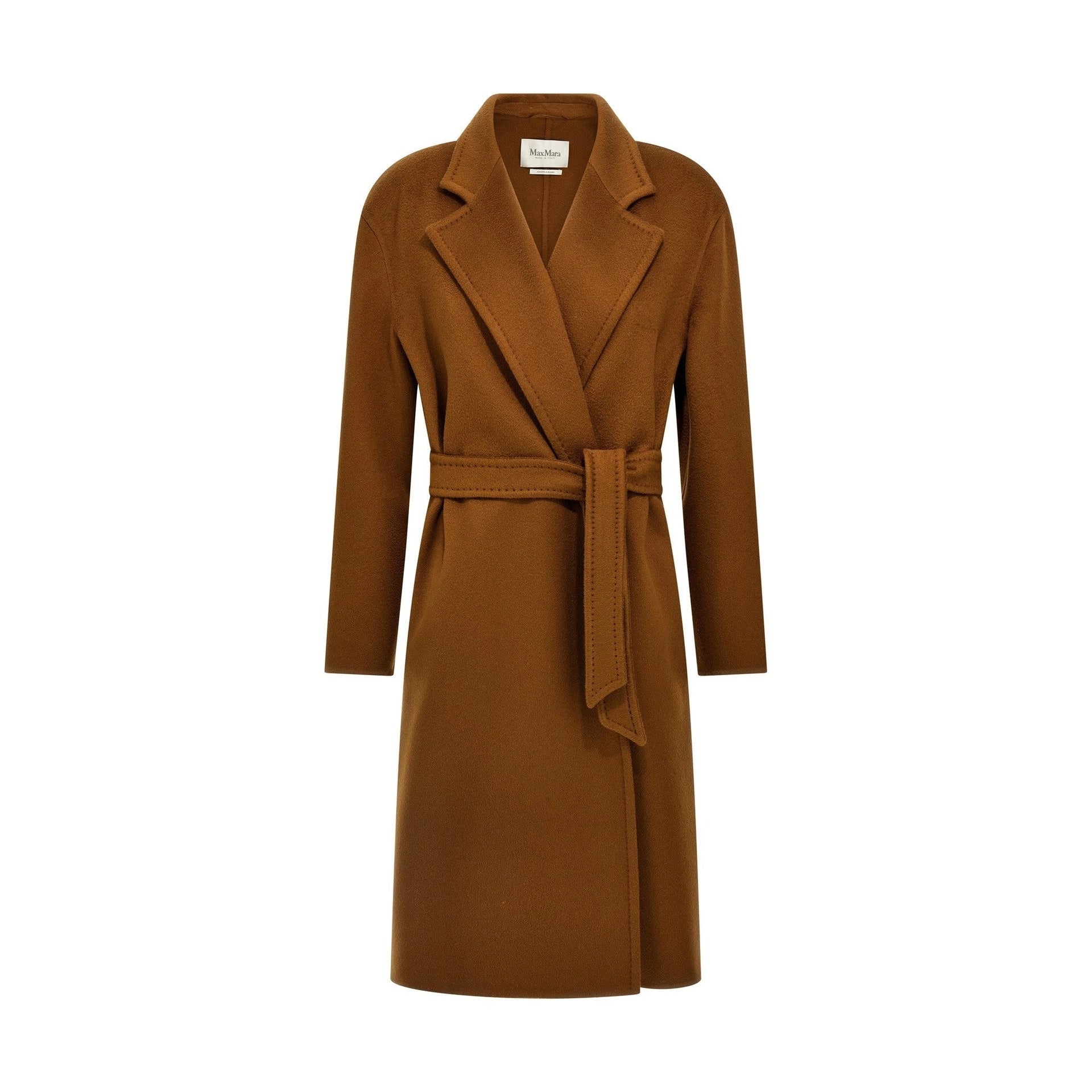 Max Mara Brown Cashmere Melinda Midi Coat