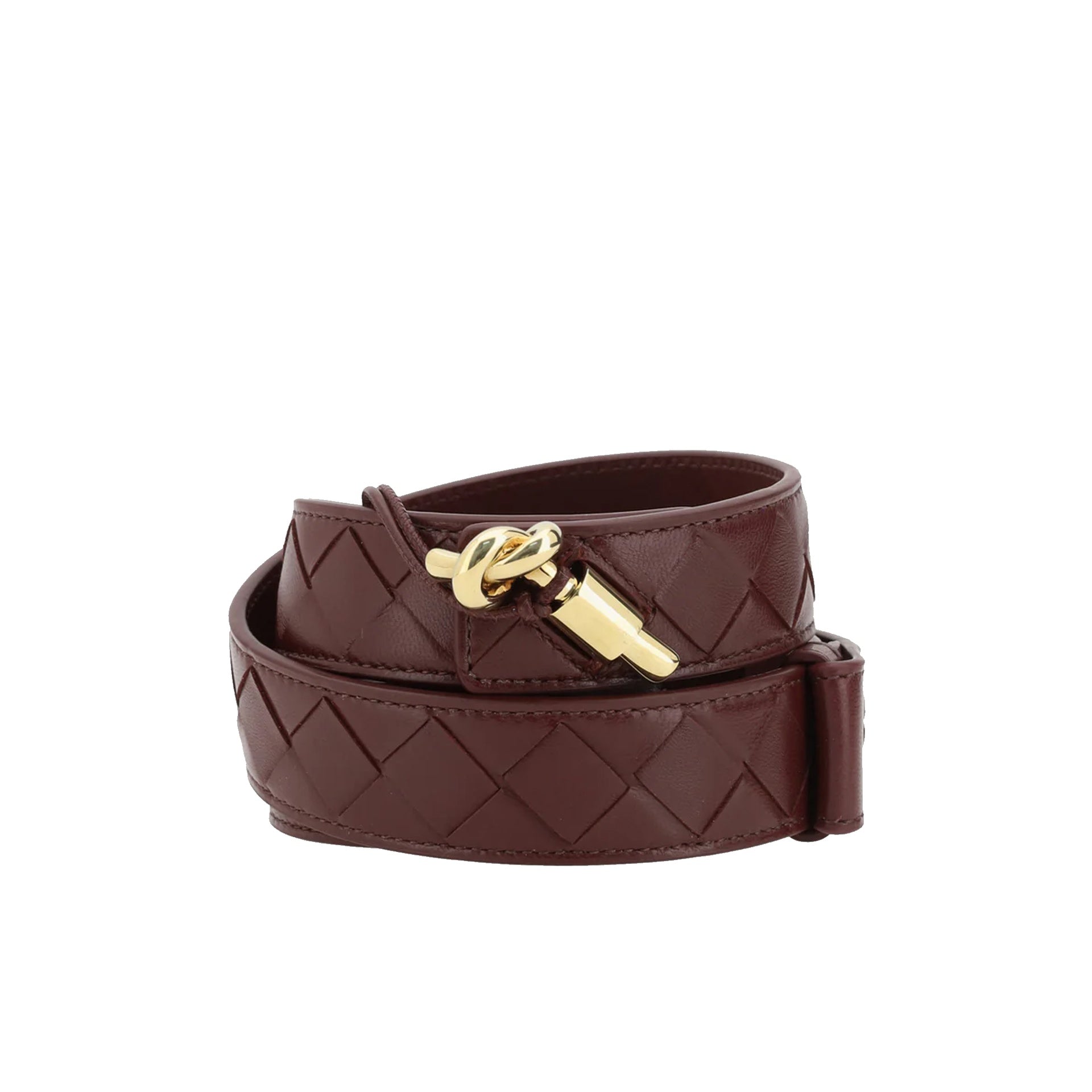 P116JD - NO ARRIVO - BOTTEGA VENETA Iconic Intreccio Belt - WOMEN ACCESSORIES - BOTTEGA VENETA - Jammy Dude