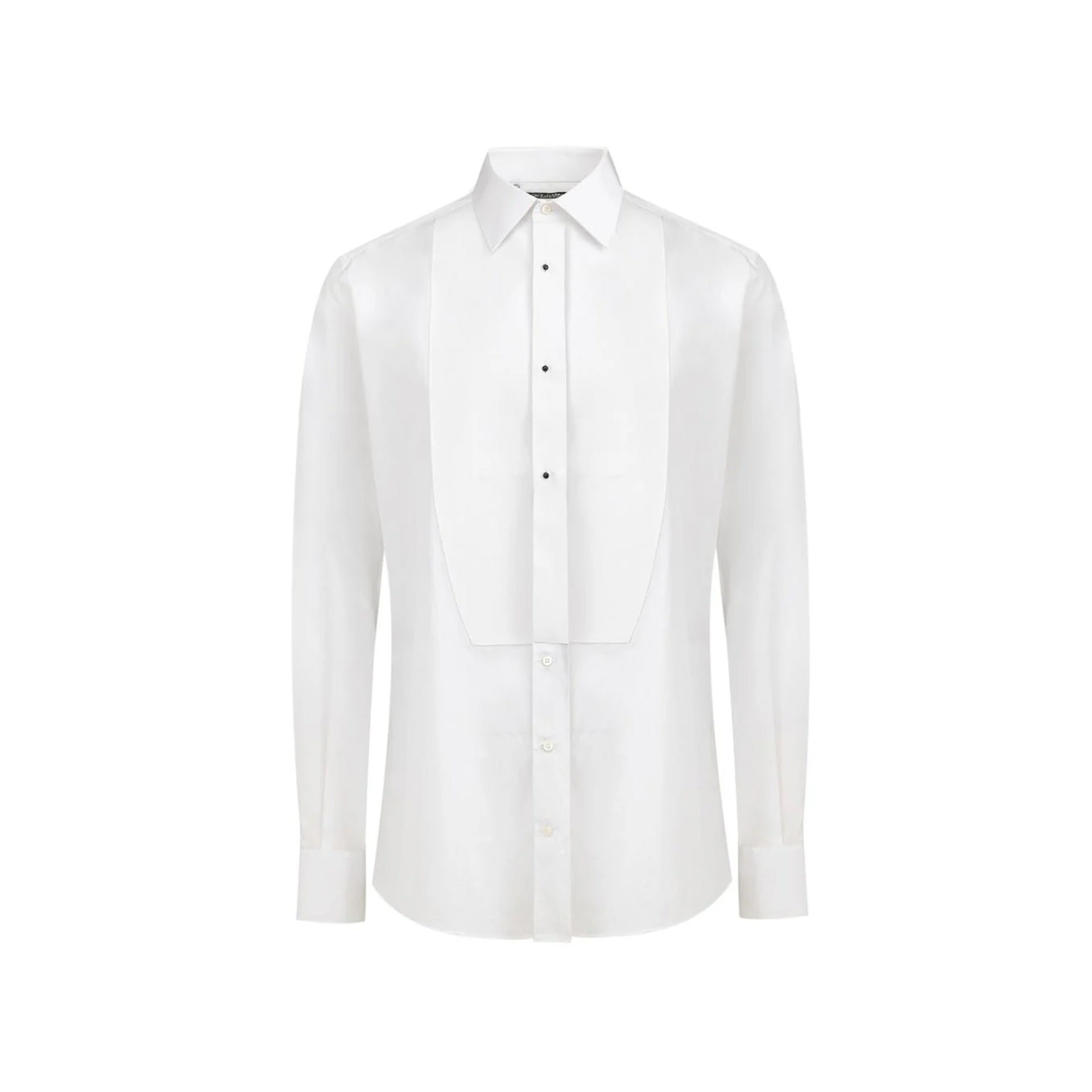 Dolce & Gabbana Cotton Tuxedo Shirt - MEN CLOTHING - DOLCE & GABBANA - Jammy Dude