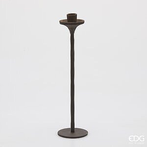 Portacandela Stile H.47 D.10 C5 - Dark Brown - Complementi e contenitori - EDG Enzo De Gasperi - Jammy Dude