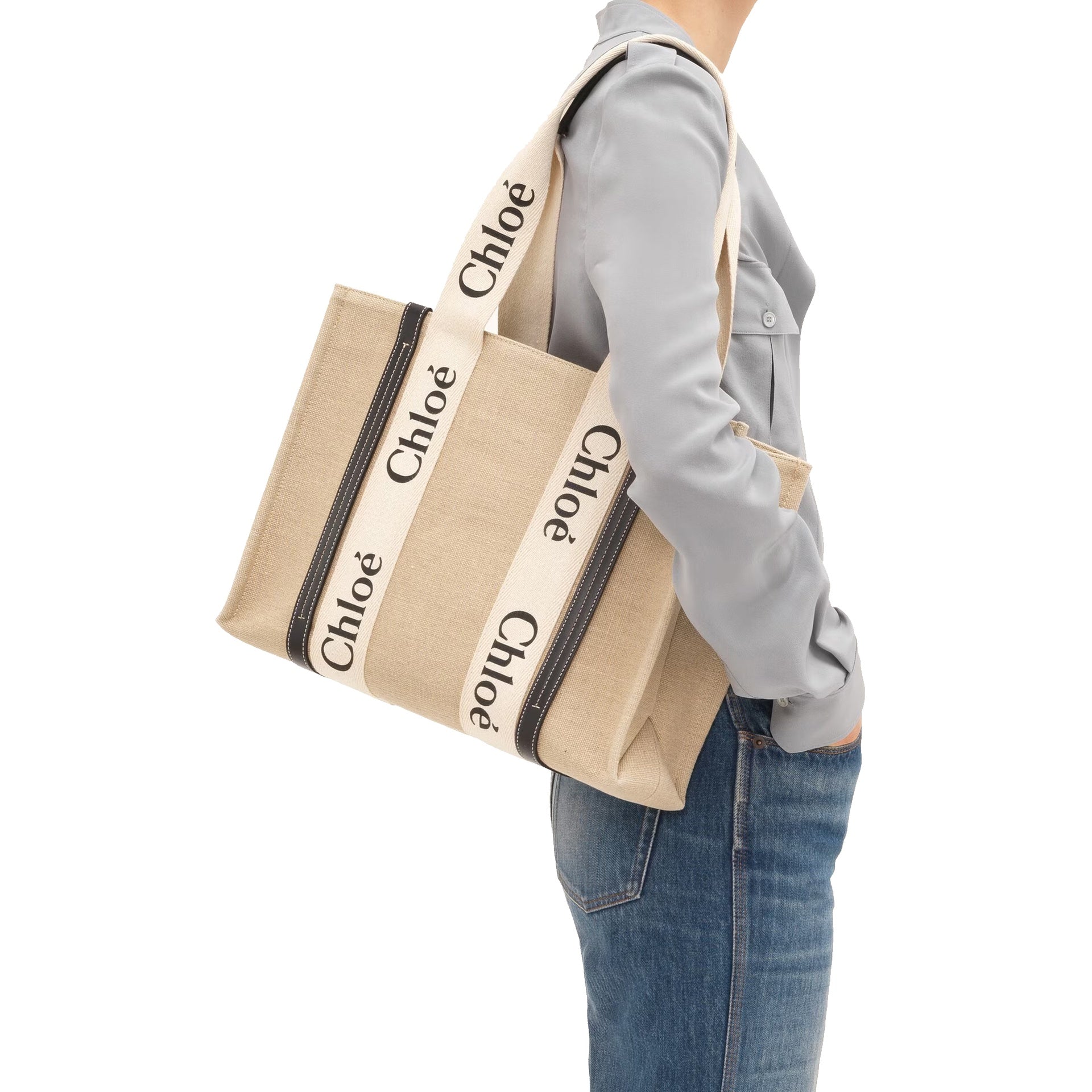 Chloe Woody Medium Tote Bag - WOMEN BAGS - Chloe' - Jammy Dude