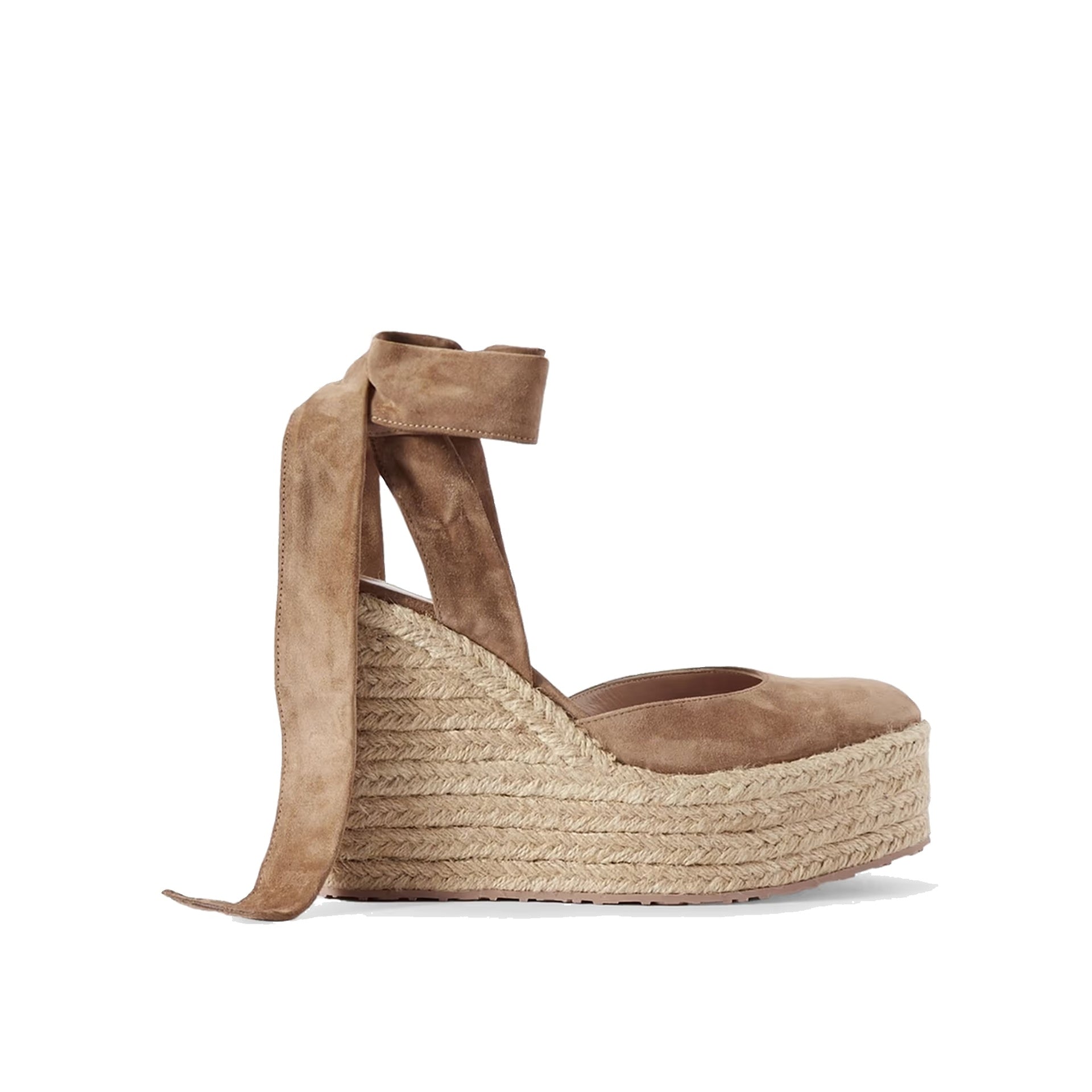 Gianvito Rossi Suede Wedge Espadrilles - WOMEN SHOES - Gianvito Rossi - Jammy Dude
