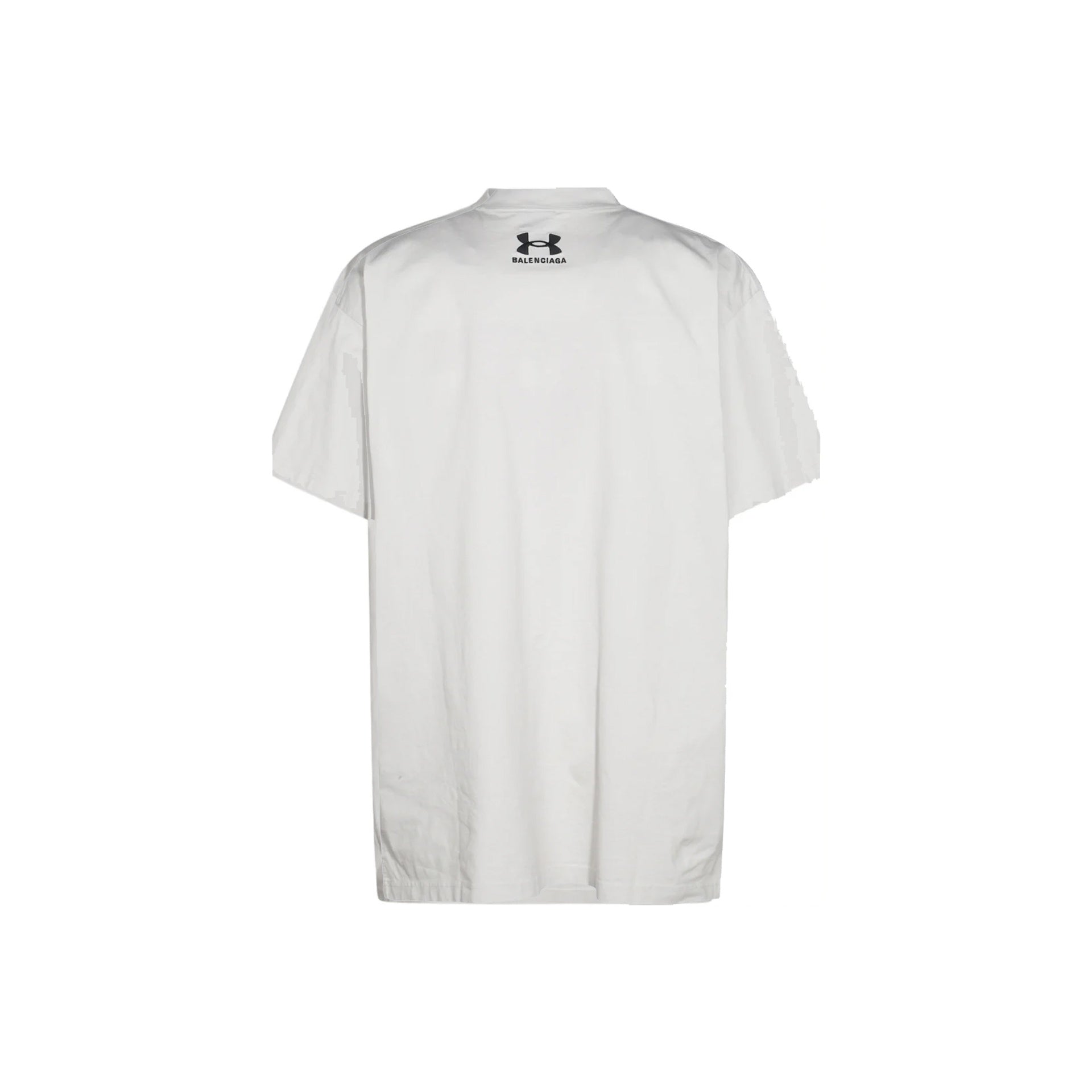 Balenciaga Chalk Cotton X Under Armour Oversize T-shirt