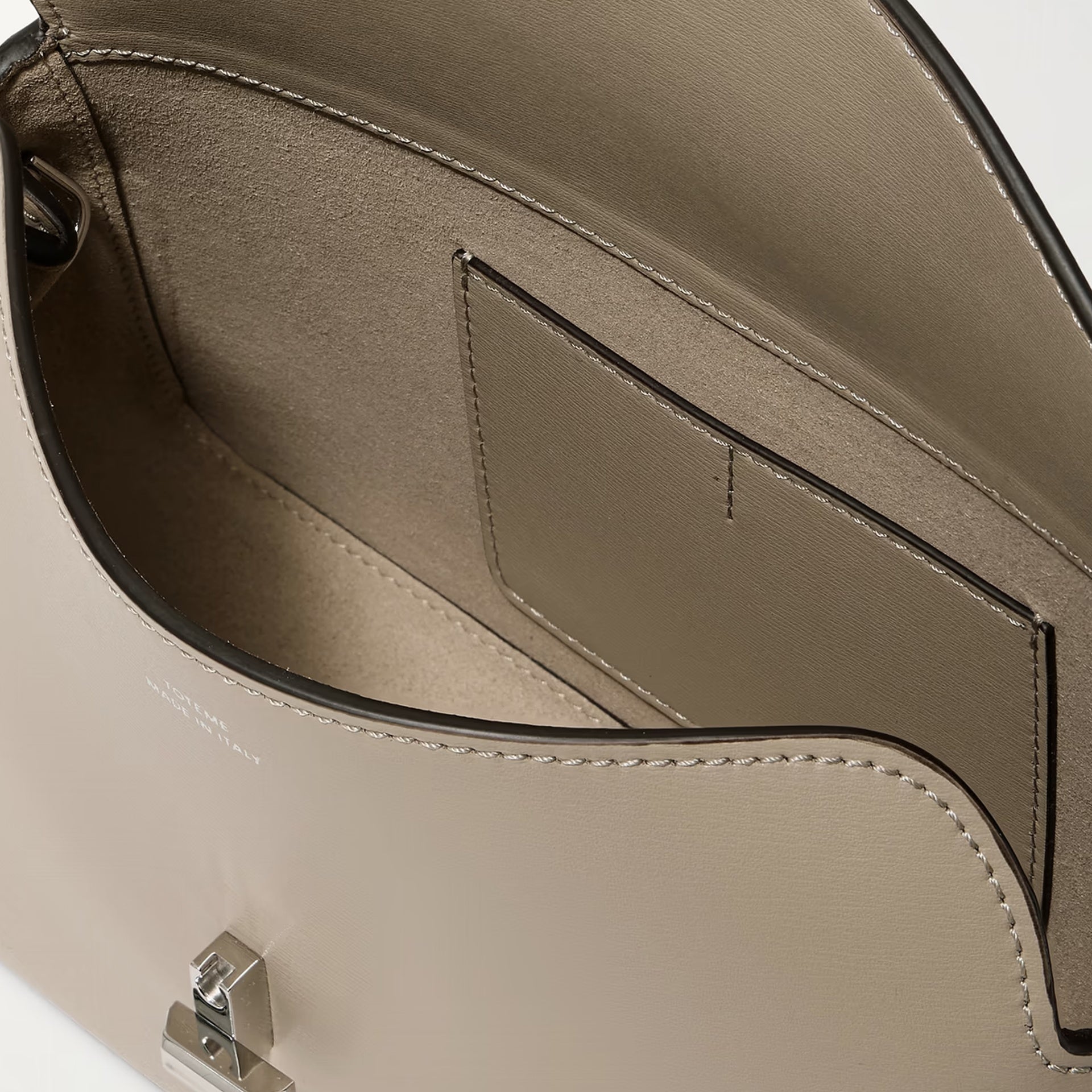 TOTEME T-lock Leather Clutch Bag - WOMEN BAGS - TOTEME - Jammy Dude
