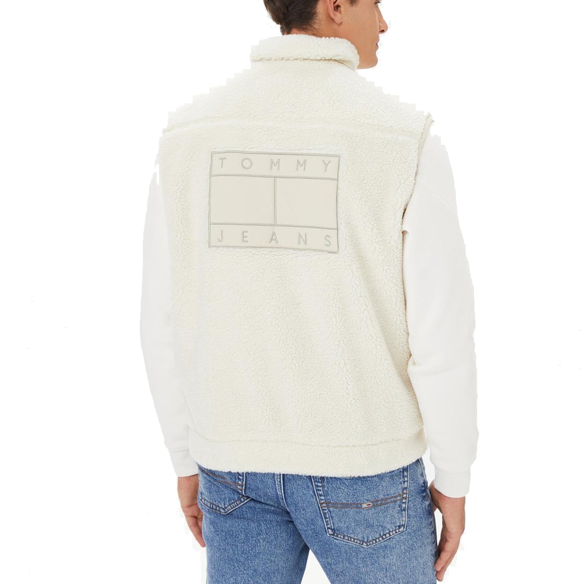 Tommy Jeans Mix Media Sherpa Jacket