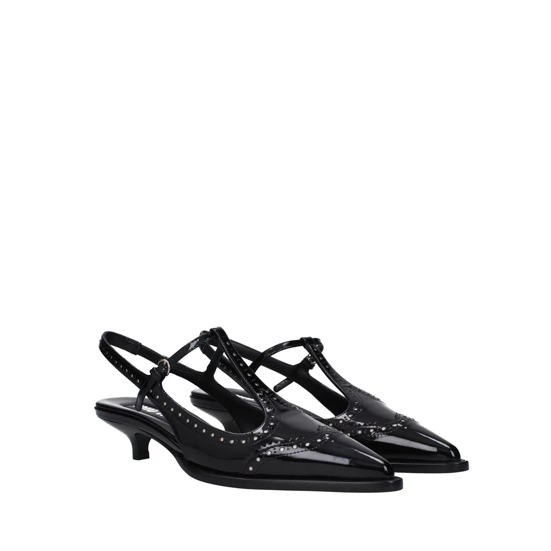 Miu Miu Leather Slingback Pumps - WOMEN SHOES - Miu Miu - Jammy Dude
