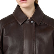 Max Mara Weekend Calata Leather Jacket - WOMEN CLOTHING - Max Mara Weekend - Jammy Dude