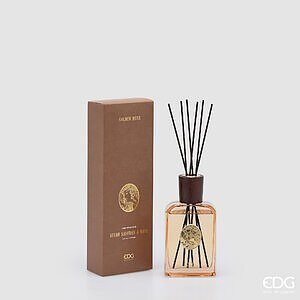 Rose Profumatore Bottiglia Golden Muse 330ML H.18 L.9 L.4 C6 - Suede Saffron & - Fiori e rami artificiali - EDG Enzo De Gasperi - Jammy Dude