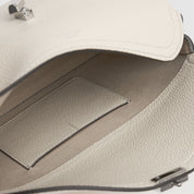 TOTEME T-lock Leather Clutch Bag