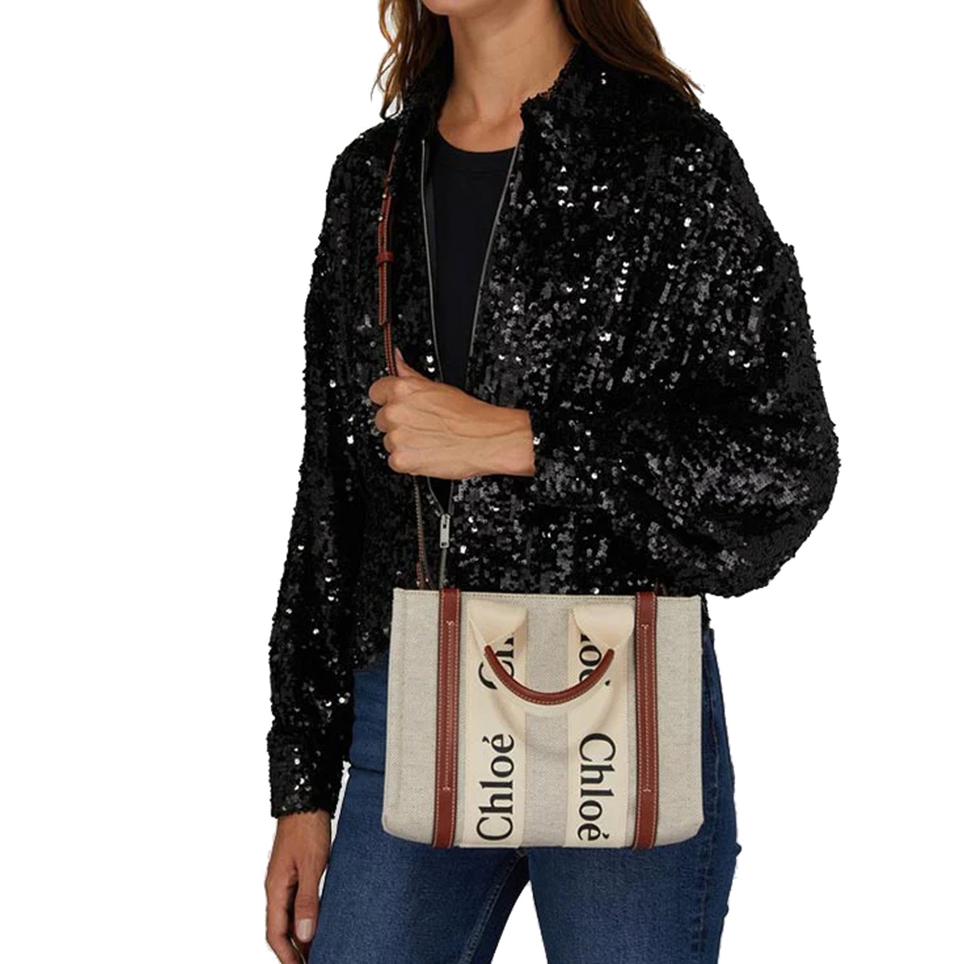 Chloe' Woody Small Tote Bag - WOMEN BAGS - CHLOE' - Jammy Dude