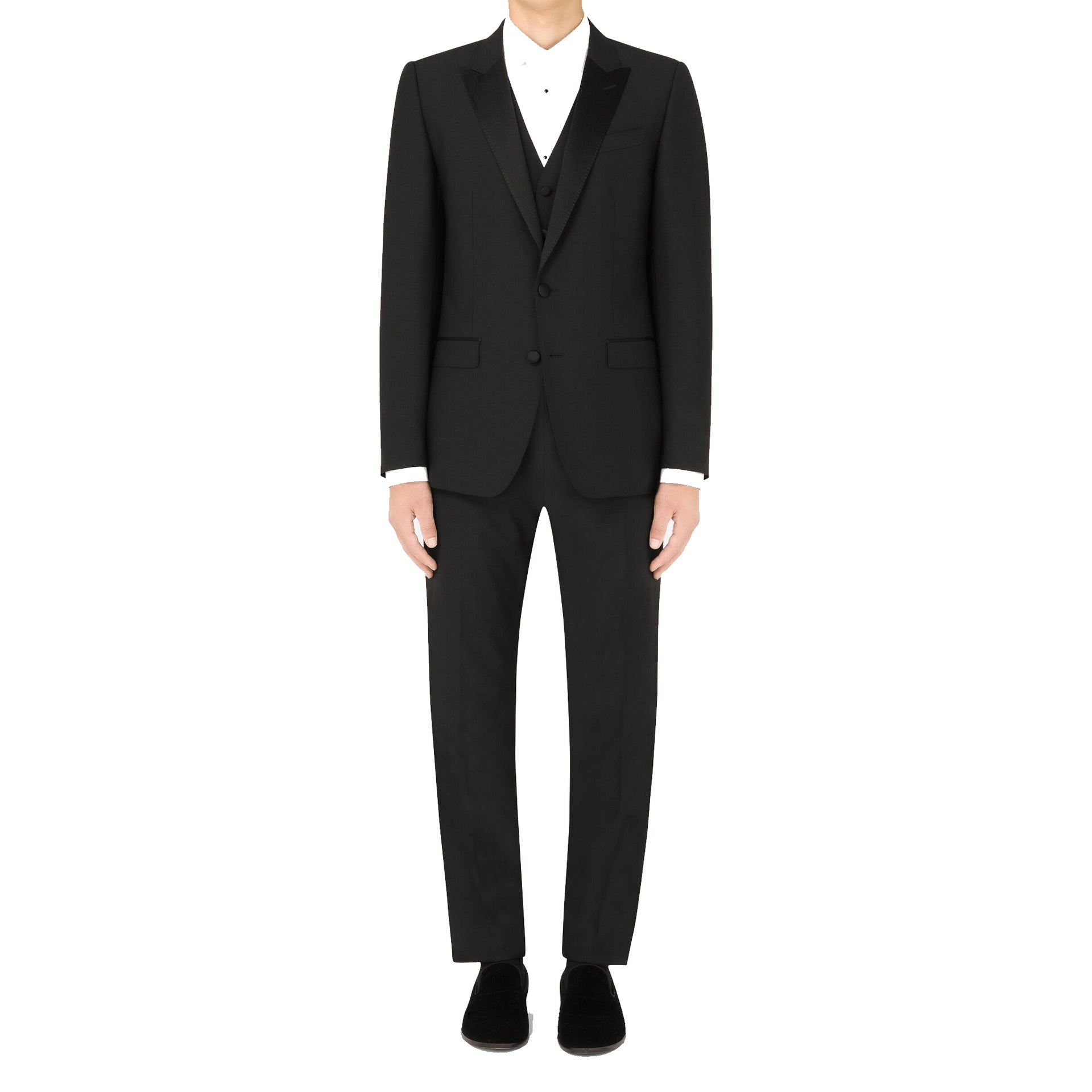 DOLCE & GABBANA 3-piece wool suit - MEN CLOTHING - Dolce & Gabbana - Jammy Dude