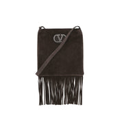 Valentino Garavani Suede Leather Shoulder Bag