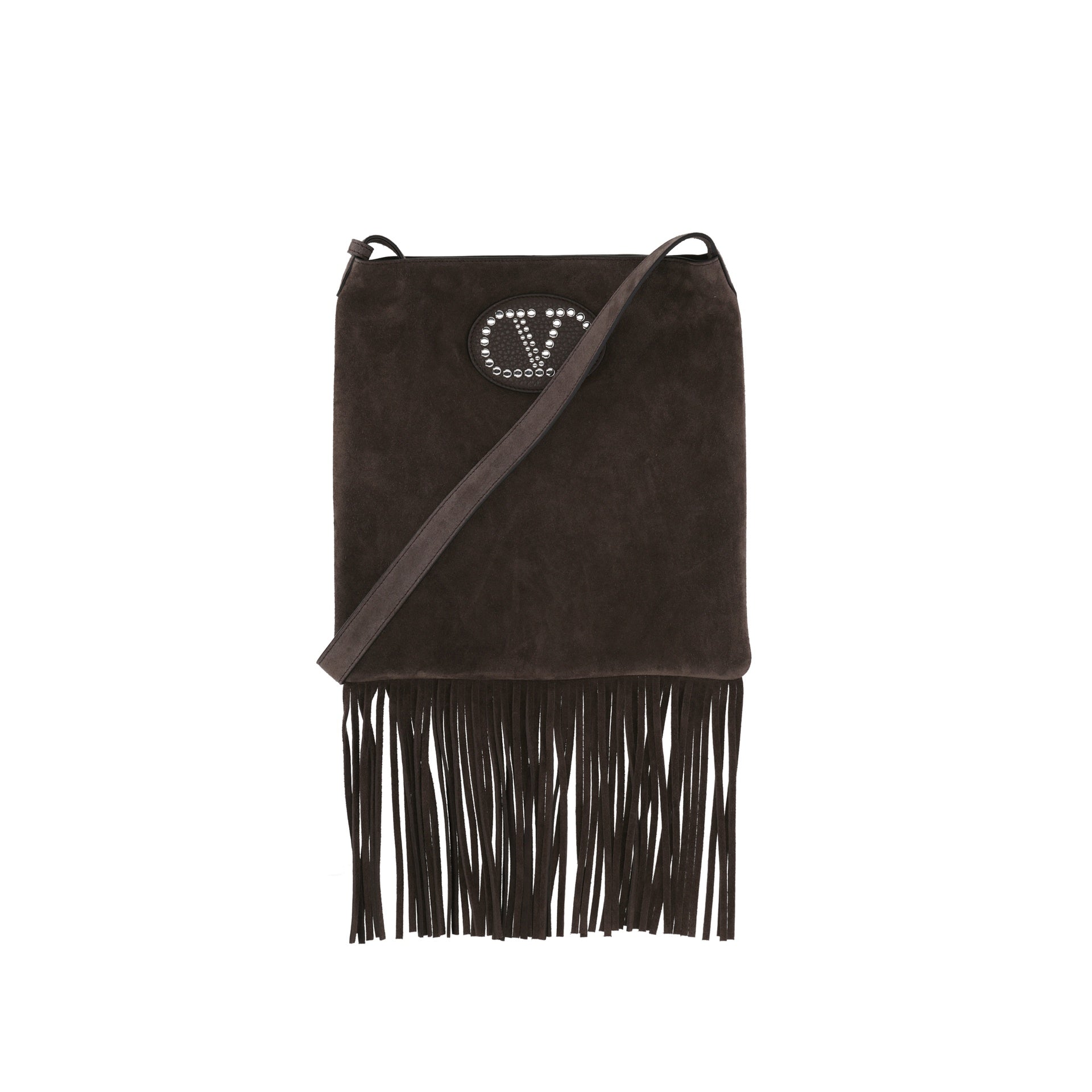 Valentino Garavani Suede Leather Shoulder Bag