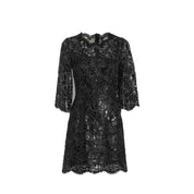 DOLCE & GABBANA Floral Lace Mini Dress - WOMEN CLOTHING - Dolce & Gabbana - Jammy Dude