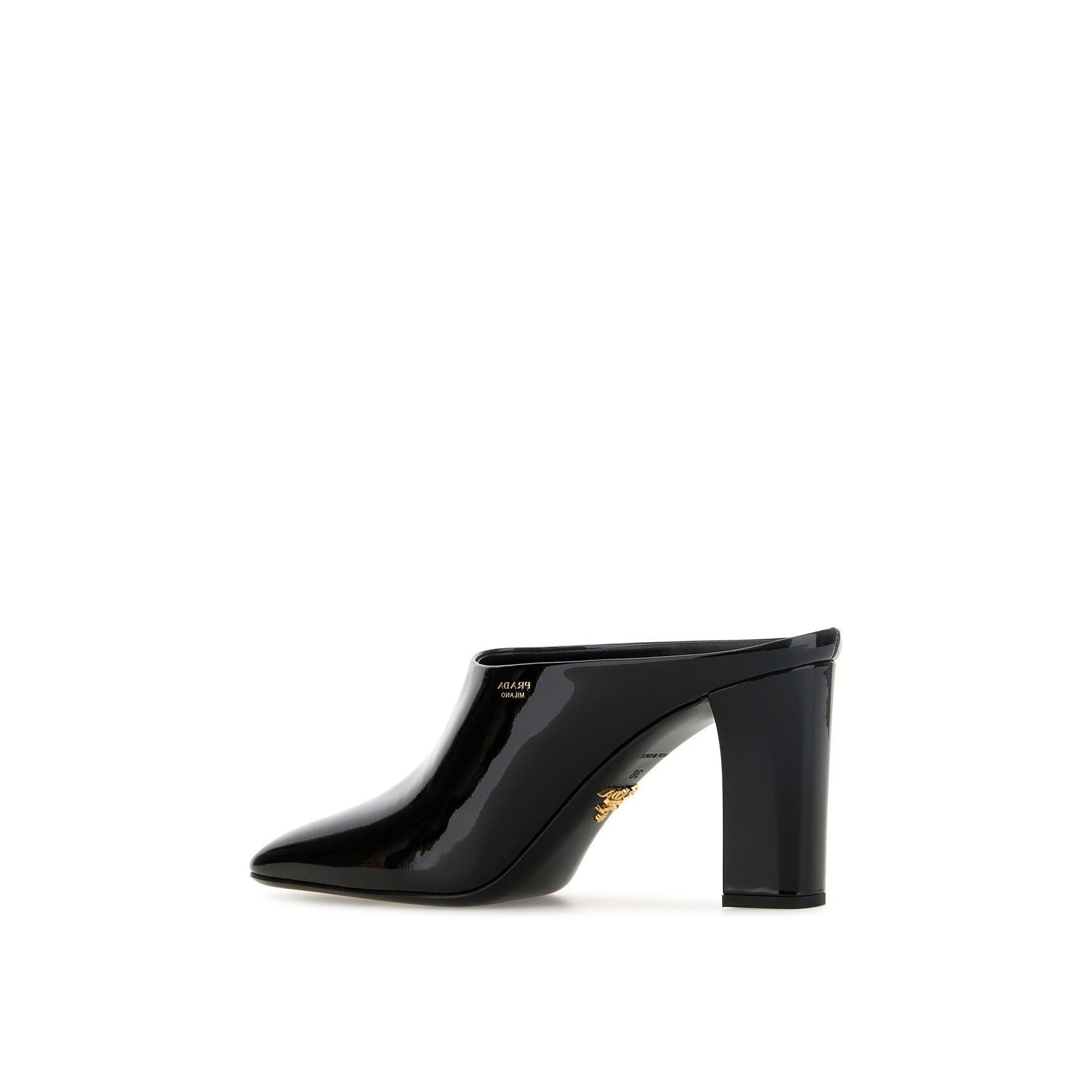 Prada Leather Mules 85mm