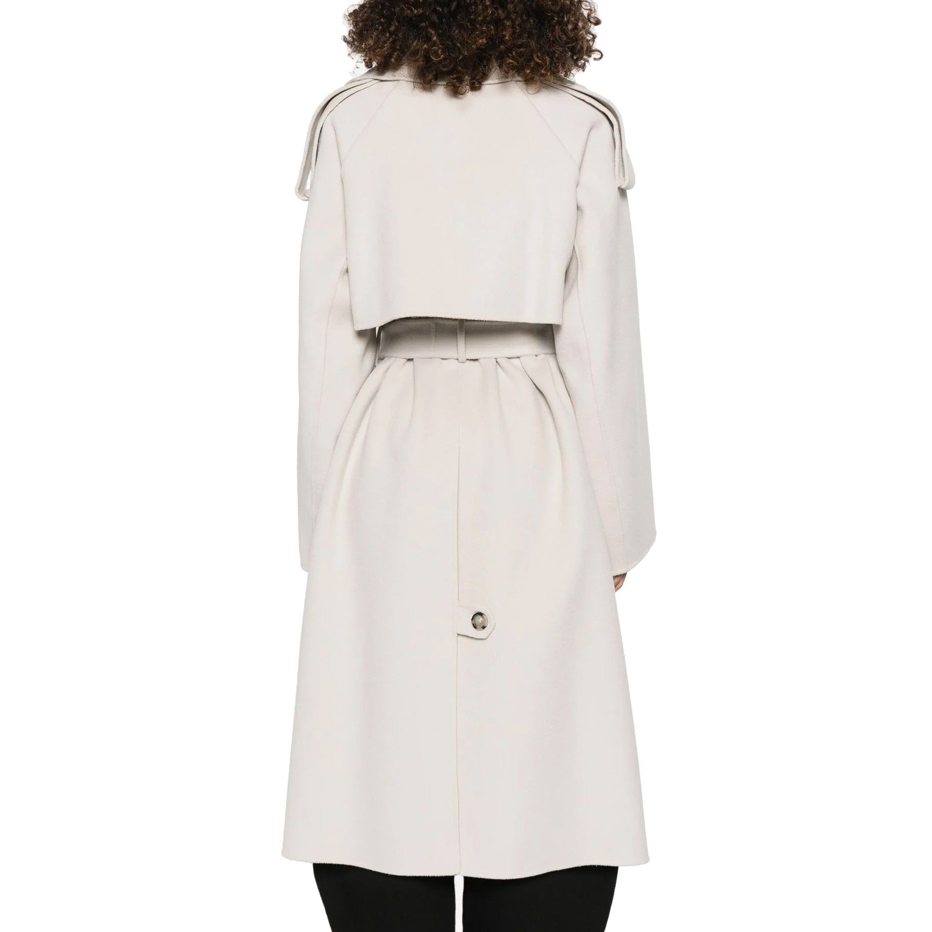 P116JD-Sportmax Fiore Wool Coat
